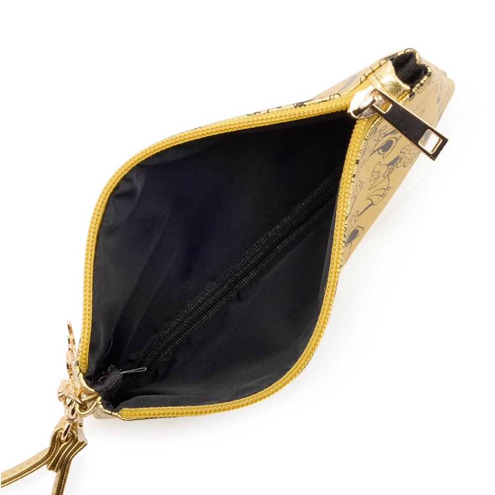 Disney's Minnie Mouse Gold Metallic Wristlet ❤️❤️NWT - Picture 3 of 3